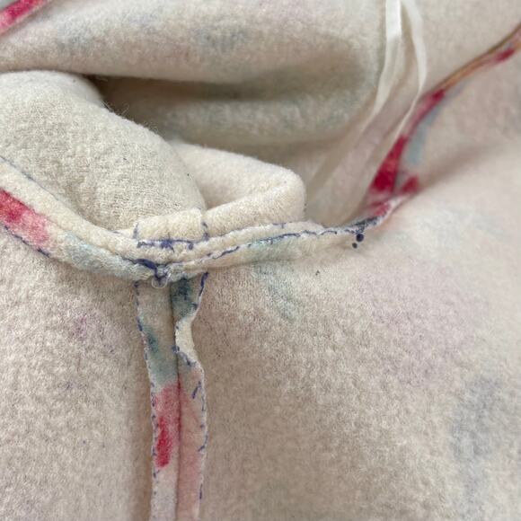 Anthropologie Sleeping on Snow Winter Blossom Boiled Wool Floral Jacket XS Cozy - Picture 13 of 13